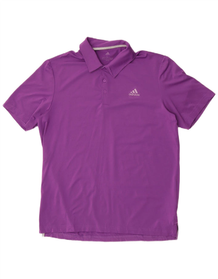 Ανδρικό πουκάμισο Adidas Polo Μεγάλο Μωβ Πολυεστέρας