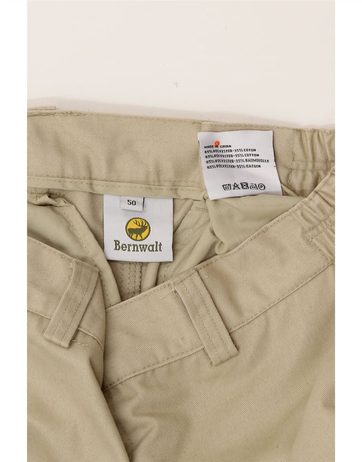 VINTAGE Ανδρικό ίσιο παντελόνι Cargo IT 50 Large W34 L31 Beige Polyester