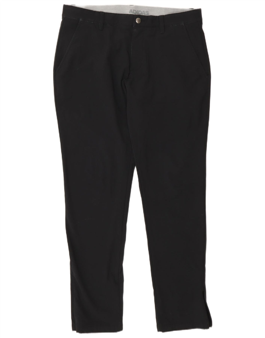 Ανδρικό παντελόνι Chino Adidas Slim W34 L32 Μαύρο πολυεστέρα
