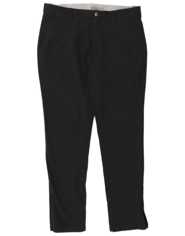 Ανδρικό παντελόνι Chino Adidas Slim W34 L32 Μαύρο πολυεστέρα