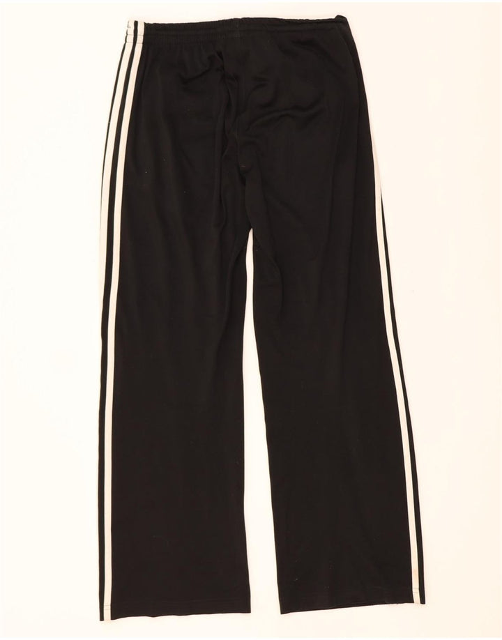 ADIDAS Boys Tracksuit Trousers 13-14 Years  Black Polyester Vintage Adidas and Second-Hand Adidas from Messina Hembry 