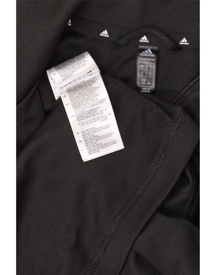 Ανδρική φόρμα ADIDAS Aeroready Graphic Top Jacket μεγάλο μαύρο πολυεστέρα