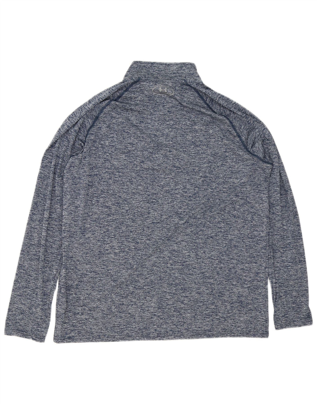 Ανδρική φόρμα αθλητικής φόρμας Under Armour Heat Gear πουλόβερ Top Large Blue Flecked