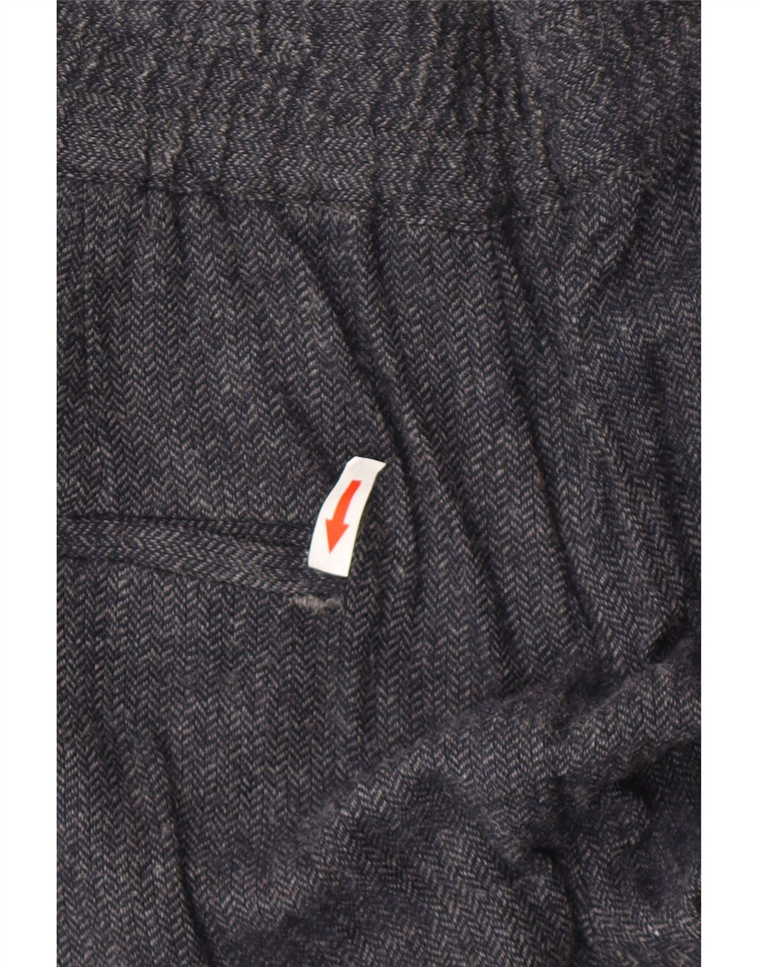 Zara Γυναικείο παντελόνι Jogger Medium W28 L27 Navy Blue ψαροκόκκαλο βισκόζη