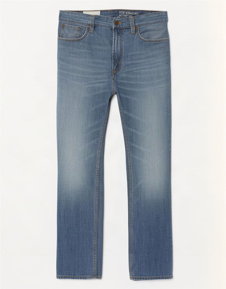 Levi's Mens 514 Slim Straight Jeans W34 L32 Μπλε βαμβακερό