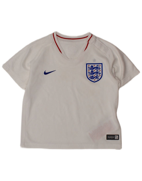 Μπλουζάκι NIKE Baby Boys England Top 12-18 μηνών Λευκός πολυεστέρας
