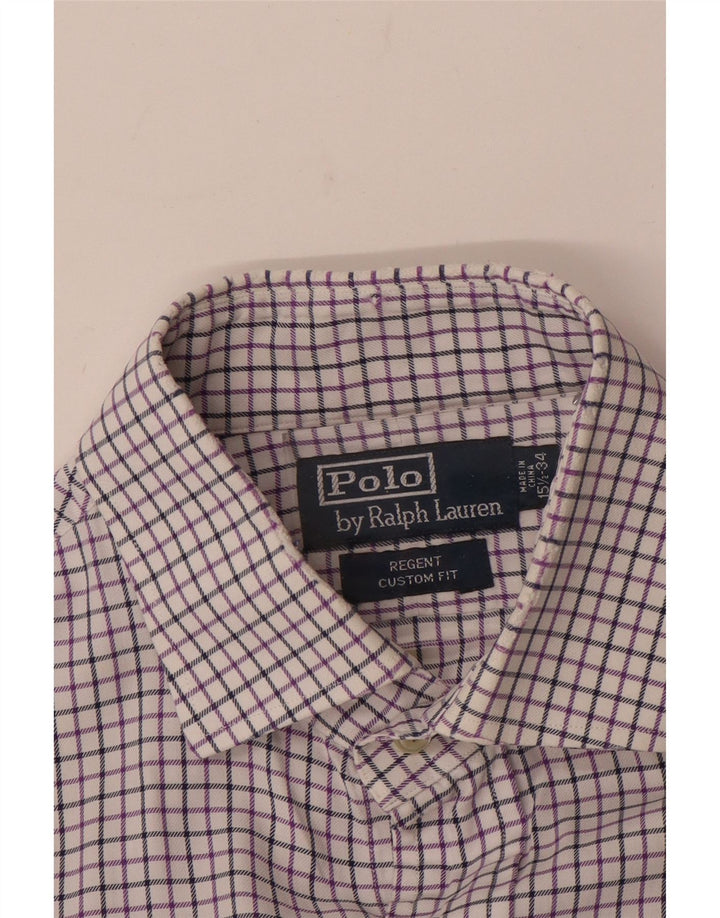 Polo Ralph Lauren Ανδρικό πουκάμισο Regent μέγεθος 15 1/2 Medium Purple Check