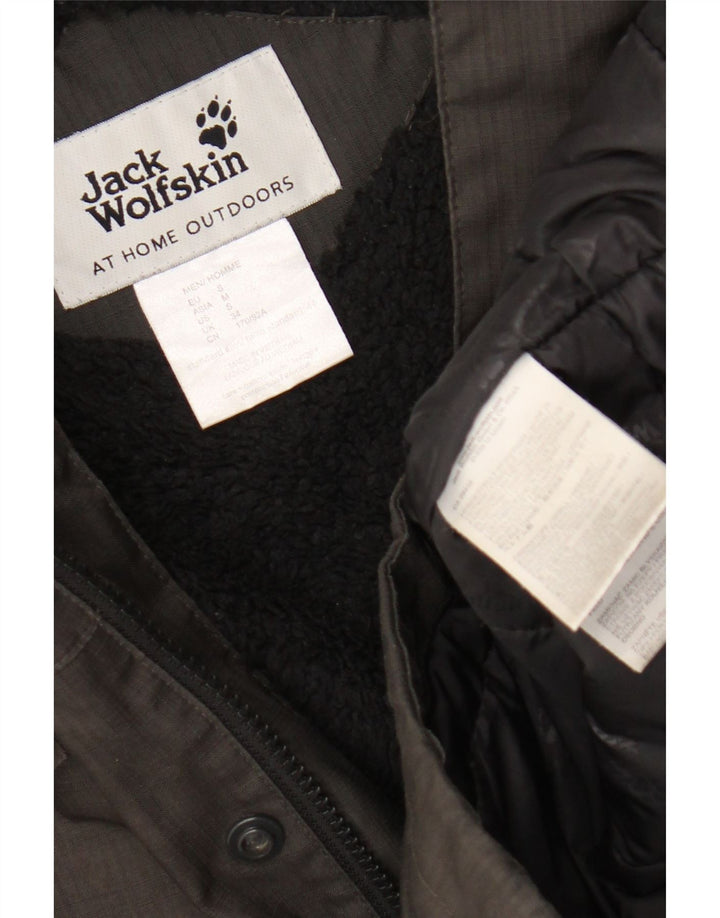 Jack Wolfskin Ανδρική κουκούλα Sherpa Parka UK 34 Small Grey Polyester