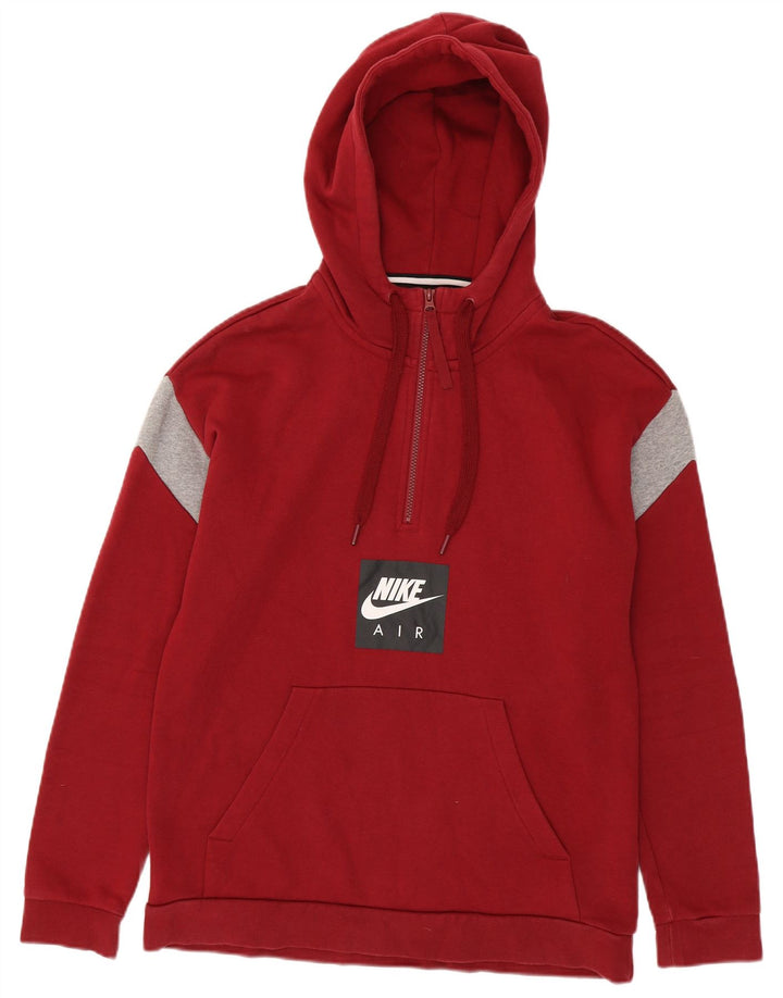 Ανδρικό φούτερ Nike, μεσαίο κόκκινο βαμβακερό