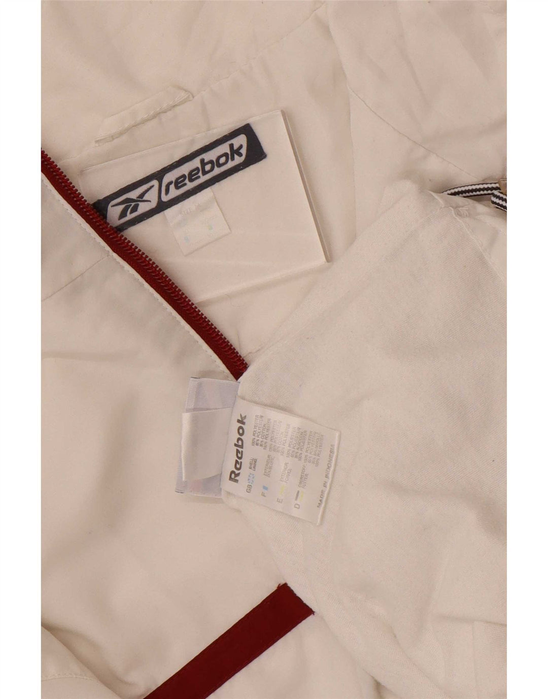 Ανδρική φόρμα πουλόβερ Reebok Top Jacket UK 40 Medium White Colourblock