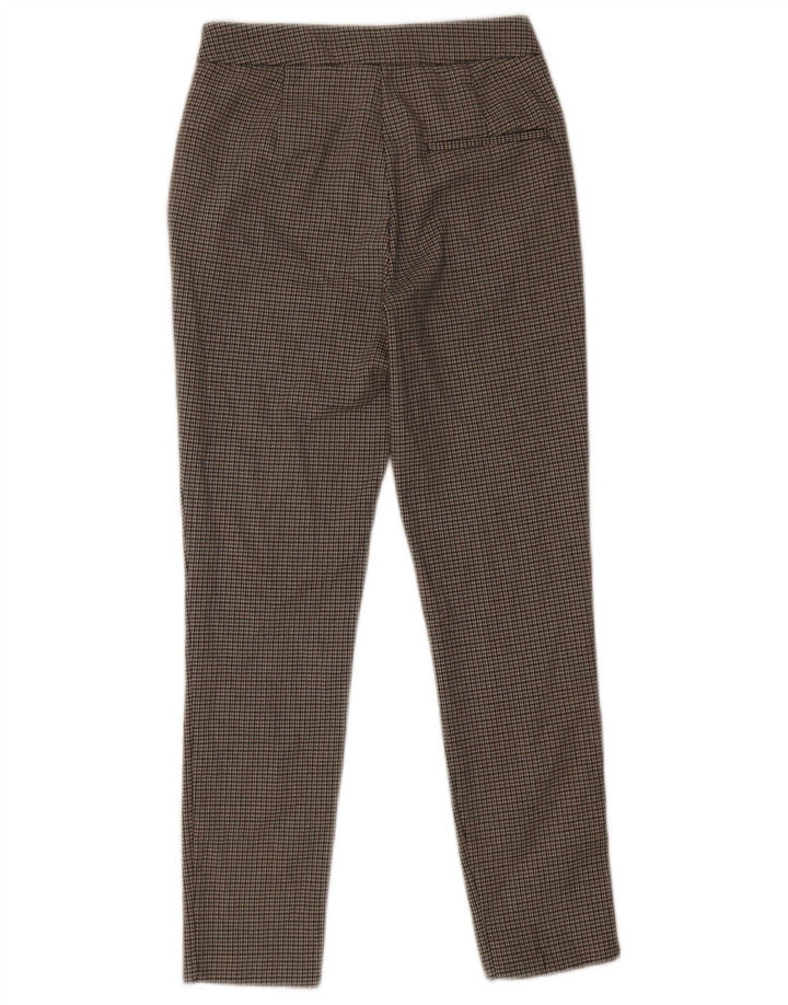 Zara Γυναικείο Slim Suit Παντελόνι XS W24 L26 Γκρι Houndstooth Πολυεστέρας