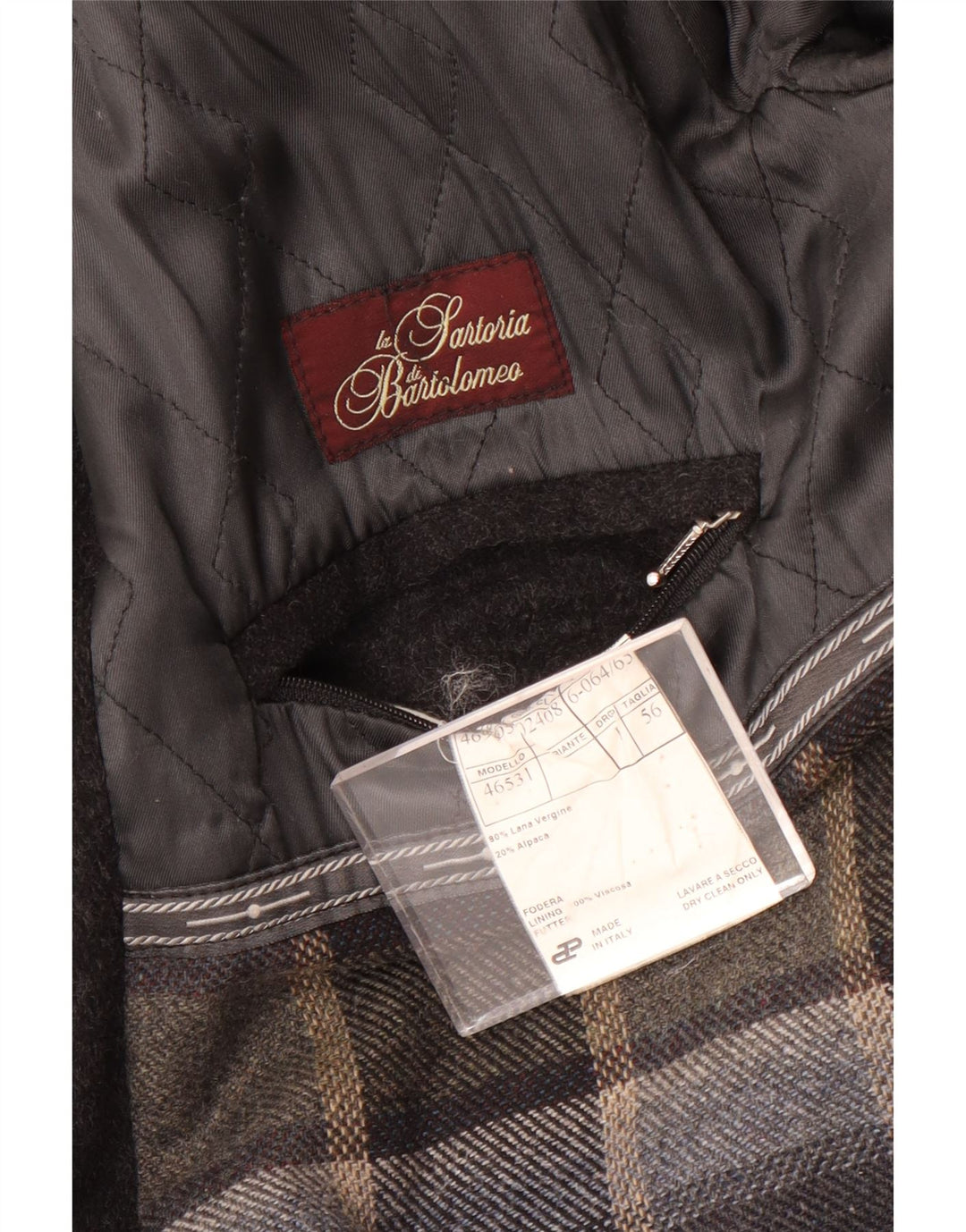 Moessmer Ανδρικό Πανωφόρι IT 56 3XL Γκρι Μαλλί