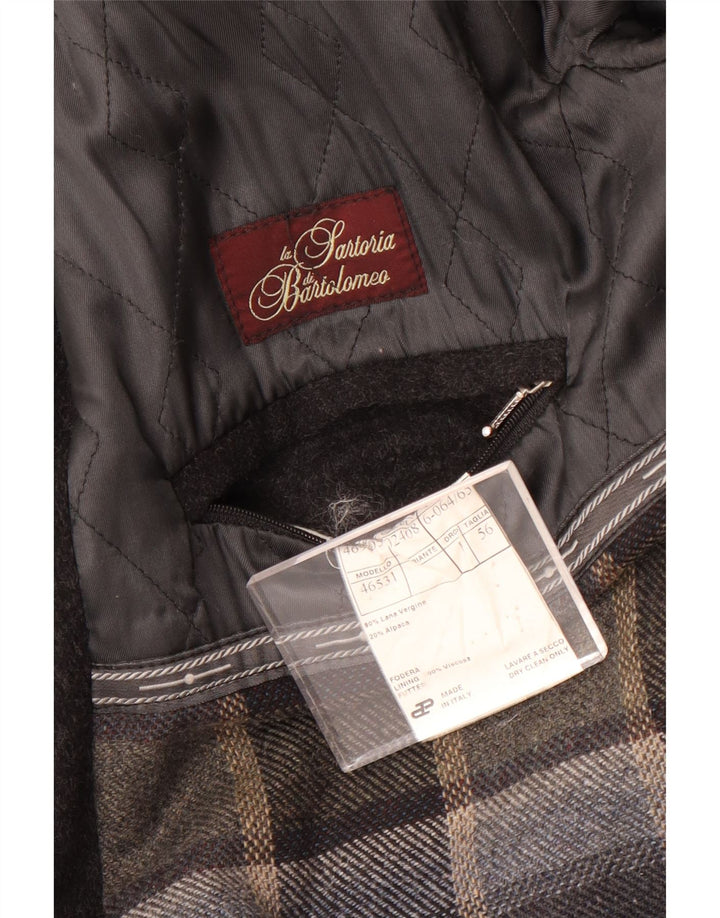 Moessmer Ανδρικό Πανωφόρι IT 56 3XL Γκρι Μαλλί