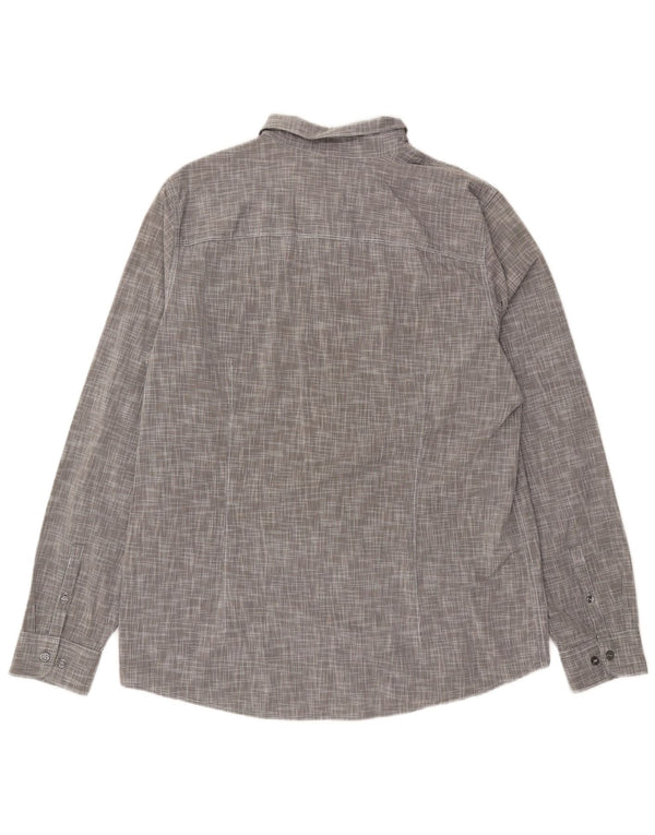 Ανδρικό πουκάμισο Calvin Klein Jeans Slim Fit 2XL Γκρι βαμβακερό