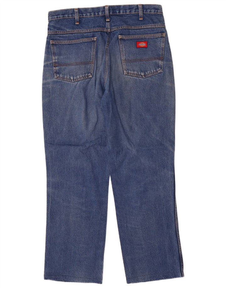 Ανδρικό τζιν κανονικό ίσιο Dickies W34 L30 Μπλε βαμβακερό