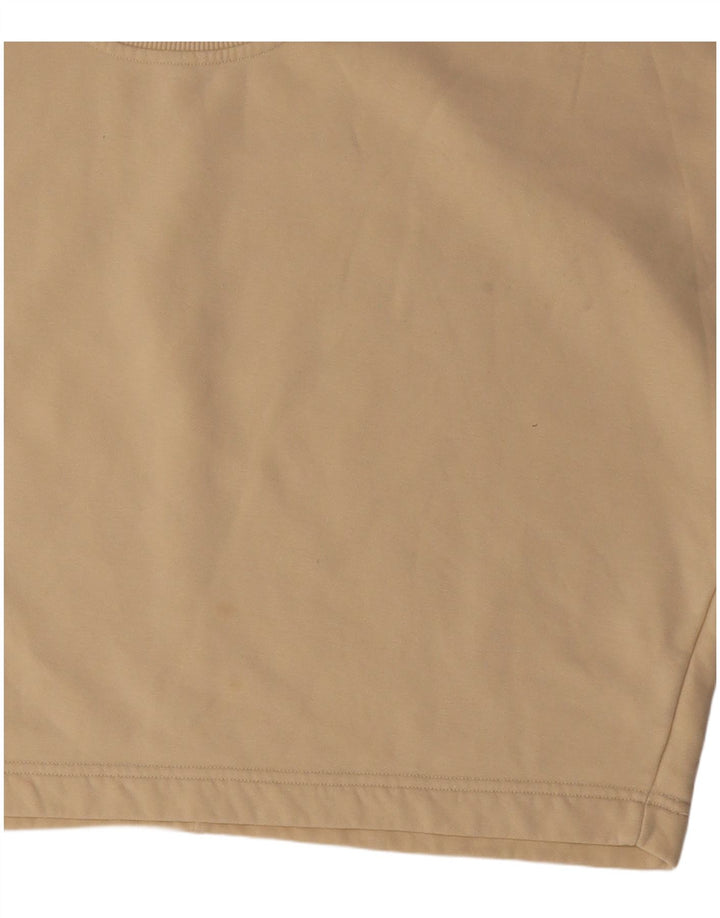 Γυναικείο μπλουζάκι Fila Crop Oversized Top UK 14 μεσαίο μπεζ βαμβακερό