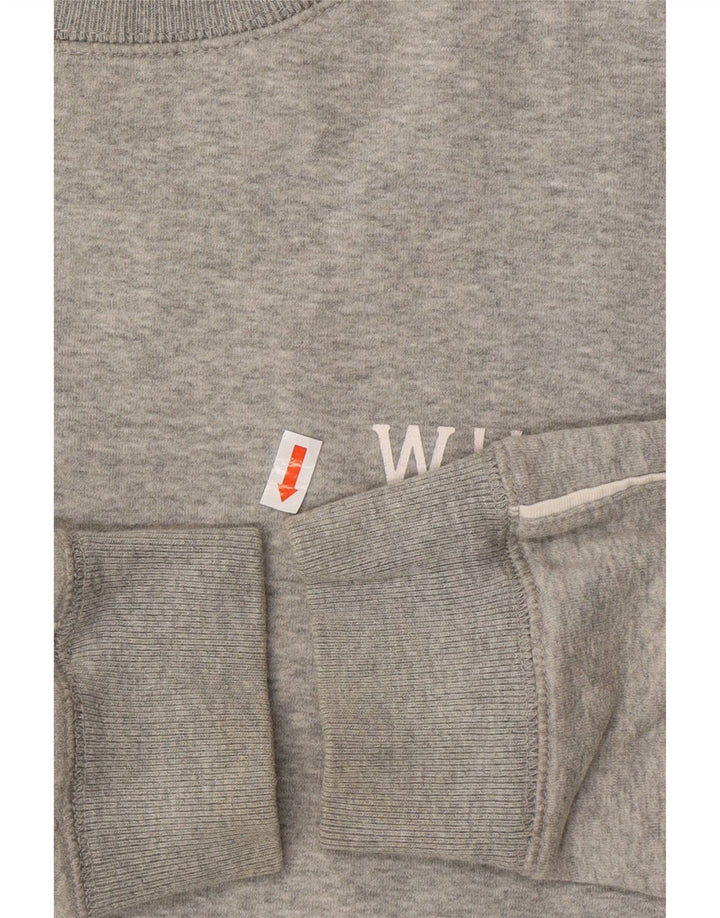 JACK WILLS Γυναικείο Φούτερ Jumper UK 12 Μεσαίο Γκρι βαμβακερό