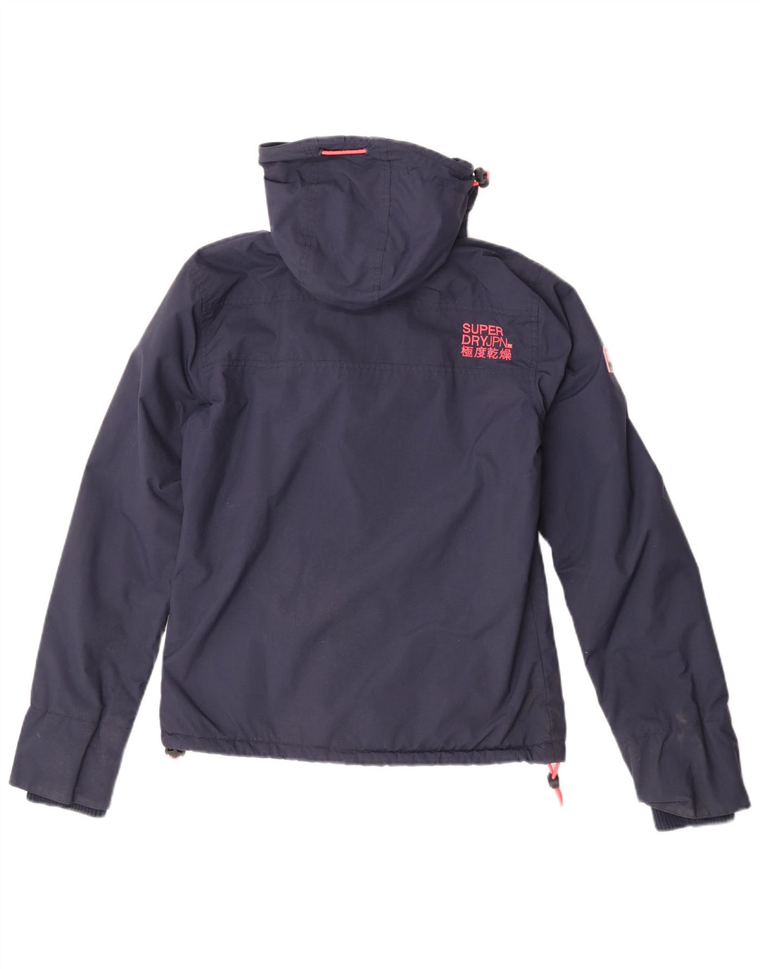 Superdry Γυναικείο Μπουφάν αντιανεμικό γραφικό UK 10 Small Navy Blue