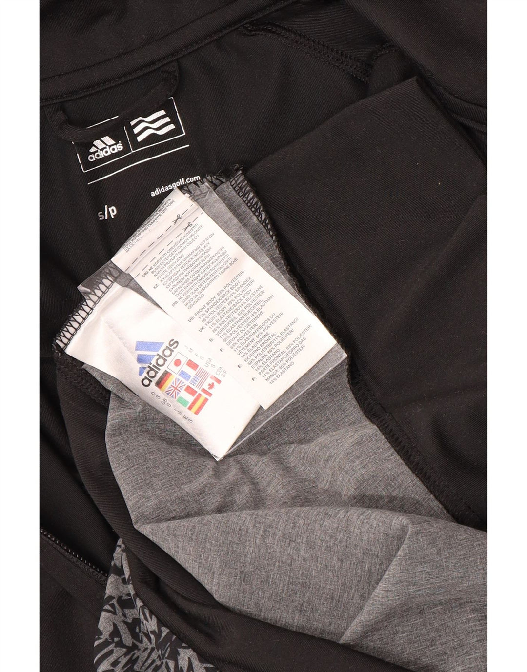 Γυναικεία αθλητική φόρμα ADIDAS Top Jacket UK 10 Small Black Colourblock Polyester