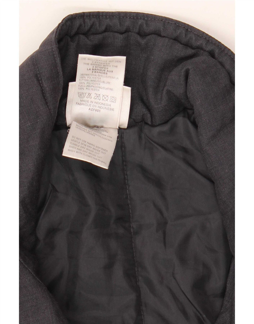 Adidas Mens Utility Jacket UK 44/46 Large Black Polyester