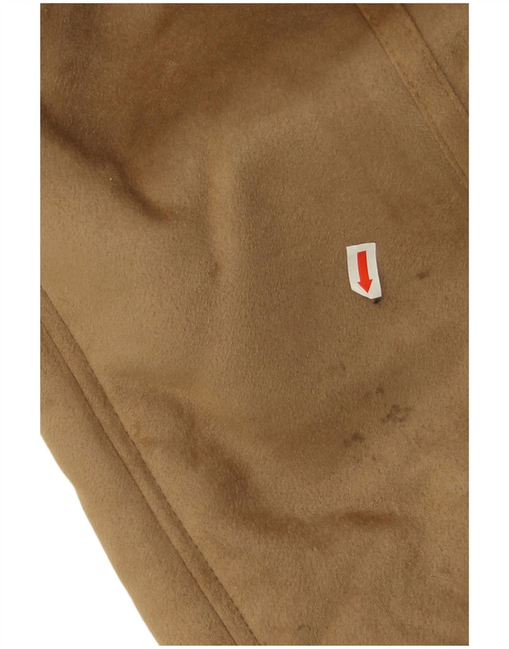 Zara Γυναικείο παλτό Sherpa UK 14 Medium Beige Polyester