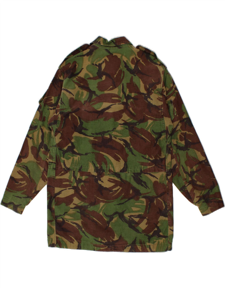 VINTAGE Mens Military Jacket UK 36 Small Khaki Camouflage Vintage Vintage and Second-Hand Vintage from Messina Hembry 