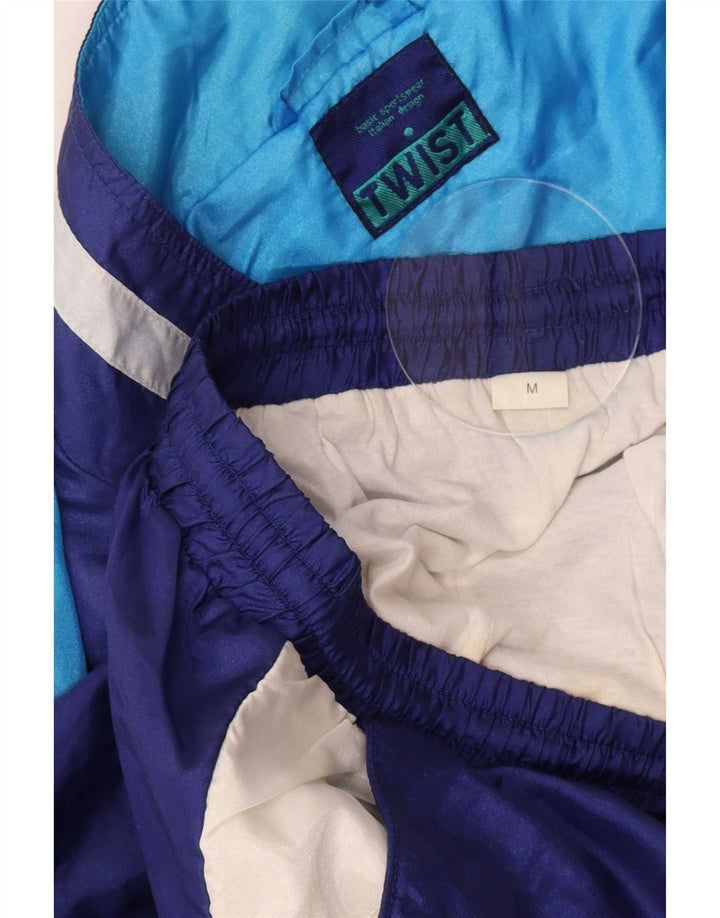 Vintage ανδρική φόρμα Medium Navy Blue Colorblock Polyamide