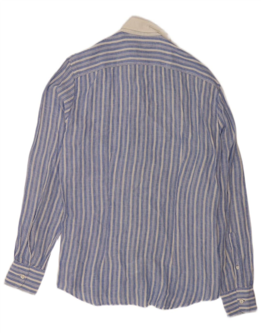 Fred Perry Ανδρικό πουκάμισο Slim Fit Μικρό λινό μπλε ριγέ
