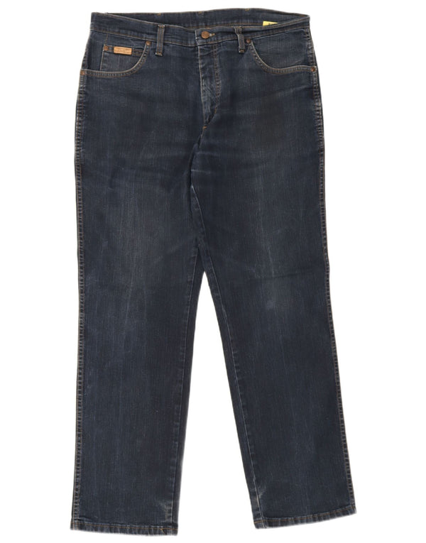 Wrangler Ανδρικό Texas Straight Jeans W36 L32 Navy Blue Cotton