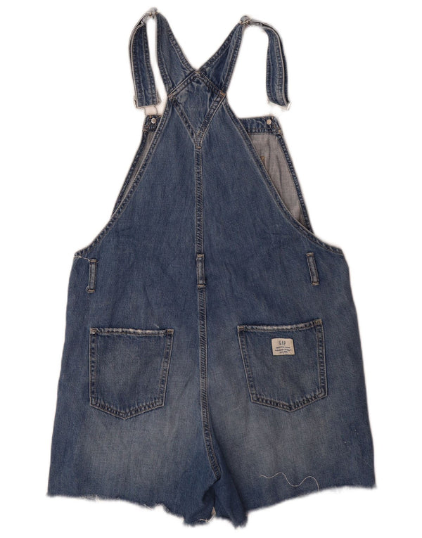 Gap Womens Distressed Dungarees Τζιν σορτς μεσαίο W36 μπλε βαμβακερό