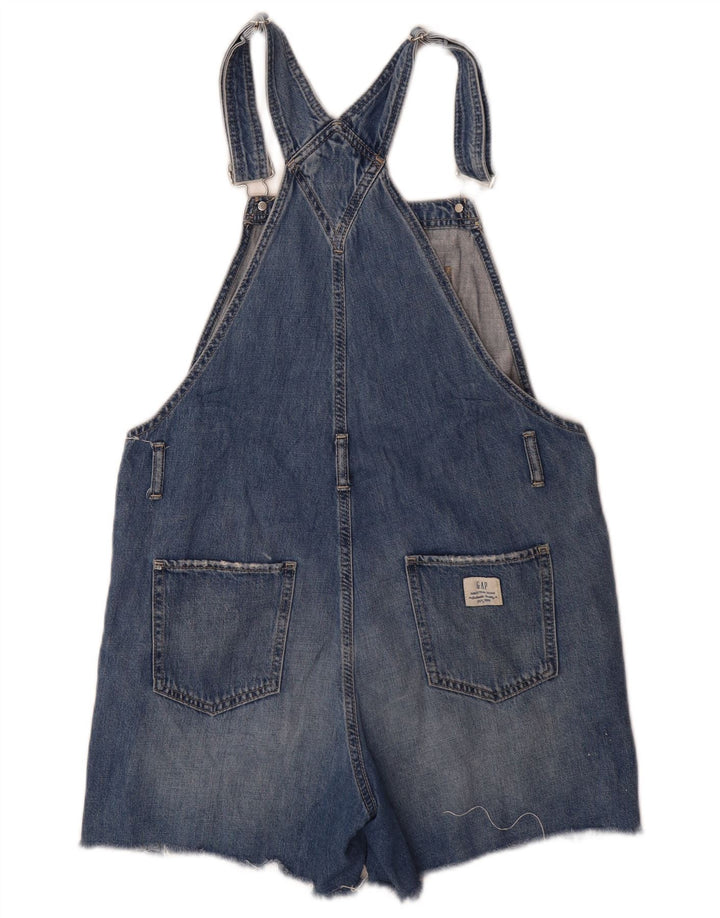Gap Womens Distressed Dungarees Τζιν σορτς μεσαίο W36 μπλε βαμβακερό