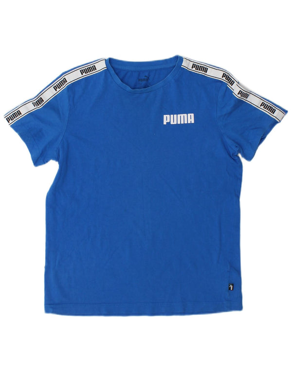 Μπλουζάκι Puma Boys Graphic T-shirt 13-14 ετών Μπλε χρώματος βαμβακερό