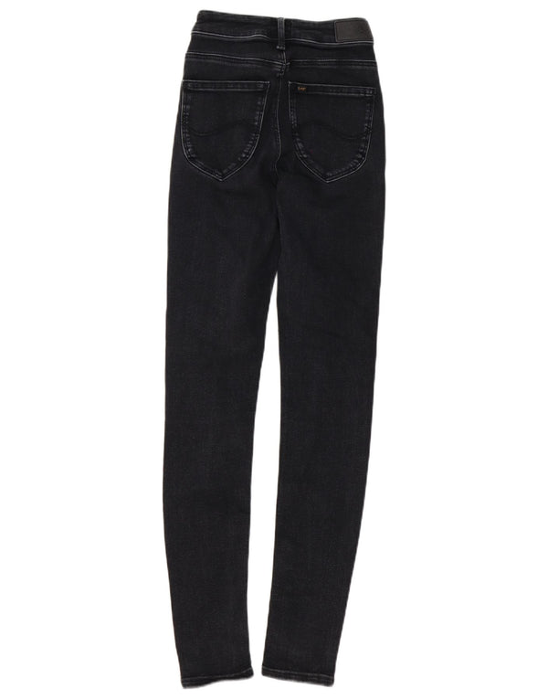 Lee Womens Forever fit Skinny Jeans W26 L33 Μαύρο βαμβακερό