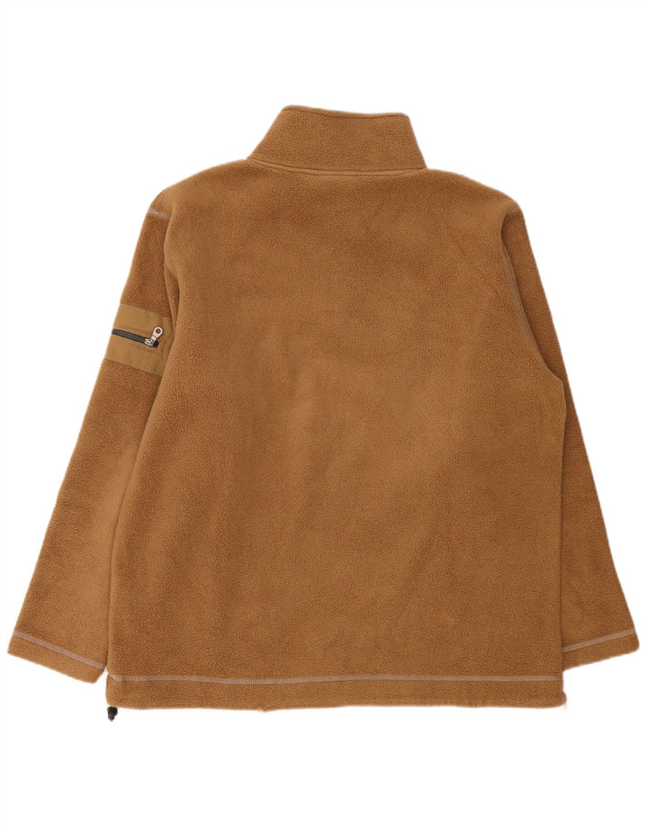 Murphy & Nye Ανδρικό φερμουάρ Fleece Jumper Μεγάλο Μπεζ Πολυεστέρας