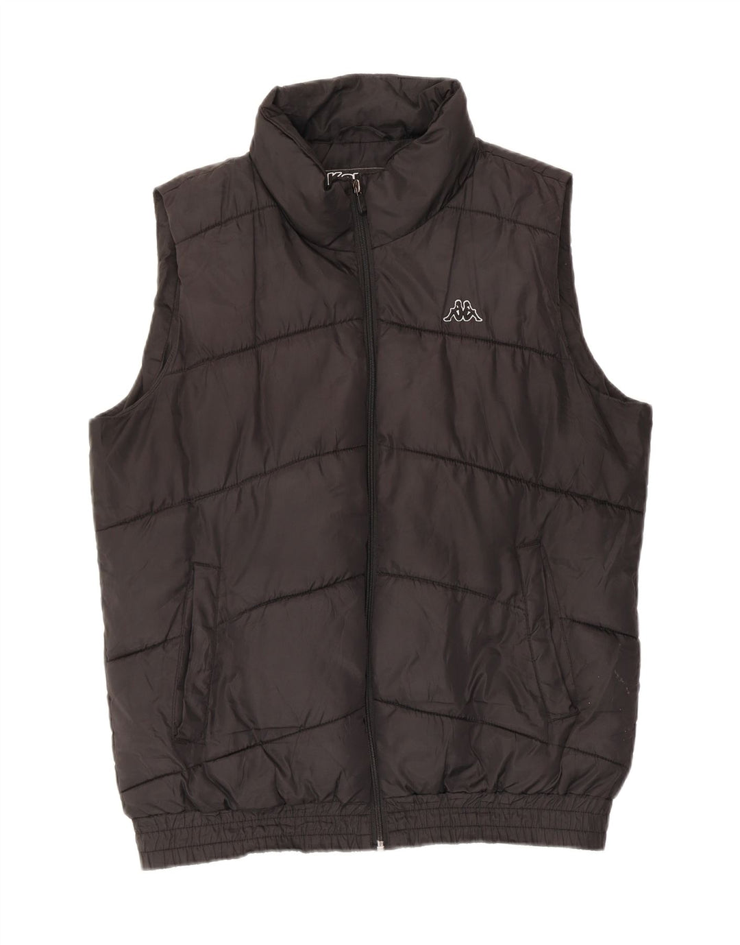 Kappa Γυναικεία επένδυση Gilet UK 18 XL Μαύρος Πολυεστέρας