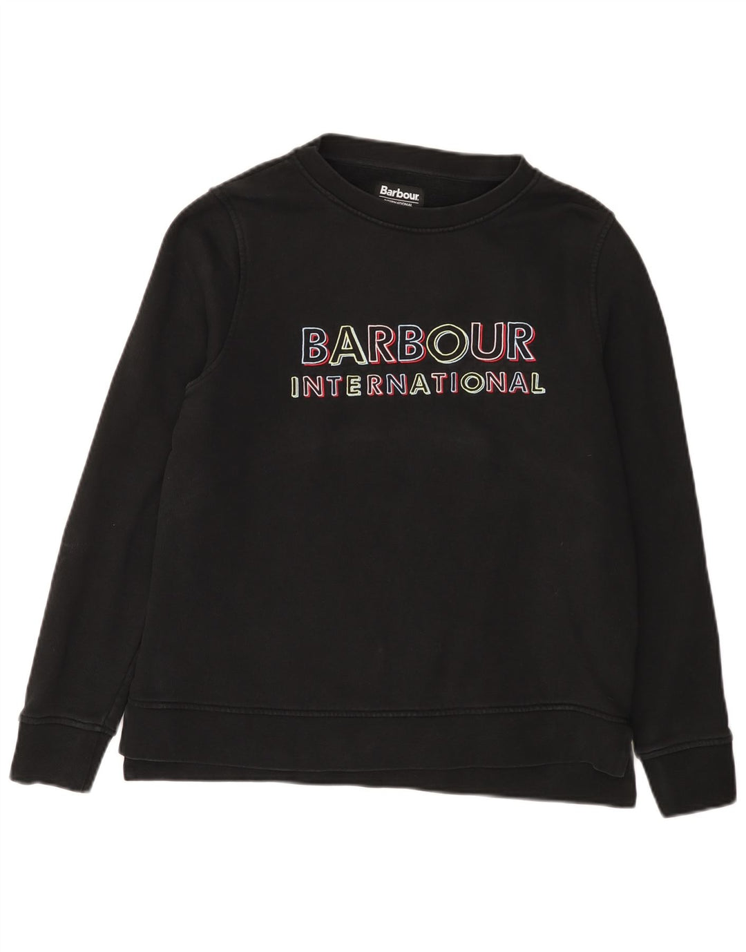 Γυναικείο Φούτερ Barbour Graphic Jumper UK 12 Medium Black Cotton