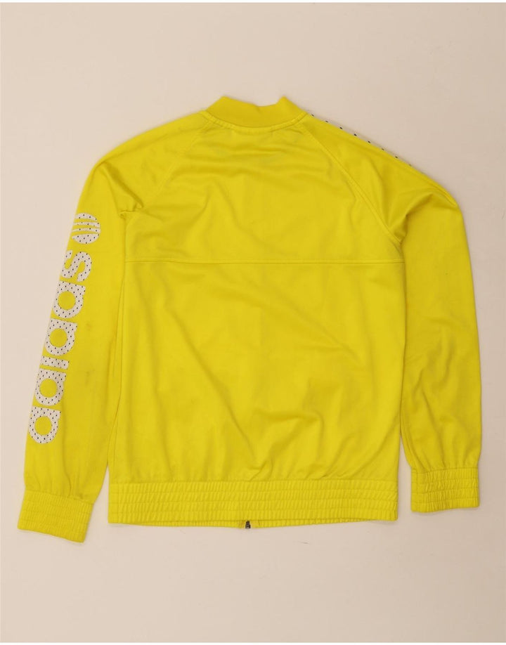 Γυναικεία αθλητική φόρμα ADIDAS Top Jacket UK 16 Large Yellow Polyester