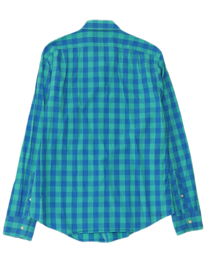 Ανδρικό πουκάμισο J. Crew Tailored Slim Fit, μεσαίο μπλε βαμβακερό