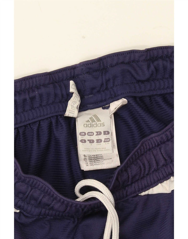 Ανδρικό αθλητικό σορτς Adidas Climalite, μεσαίο μπλε ναυτικό, πολυεστέρας