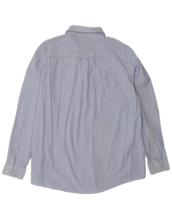 Crew Clothing Ανδρικό πουκάμισο Classic Fit XL Μπλε ριγέ βαμβακερό