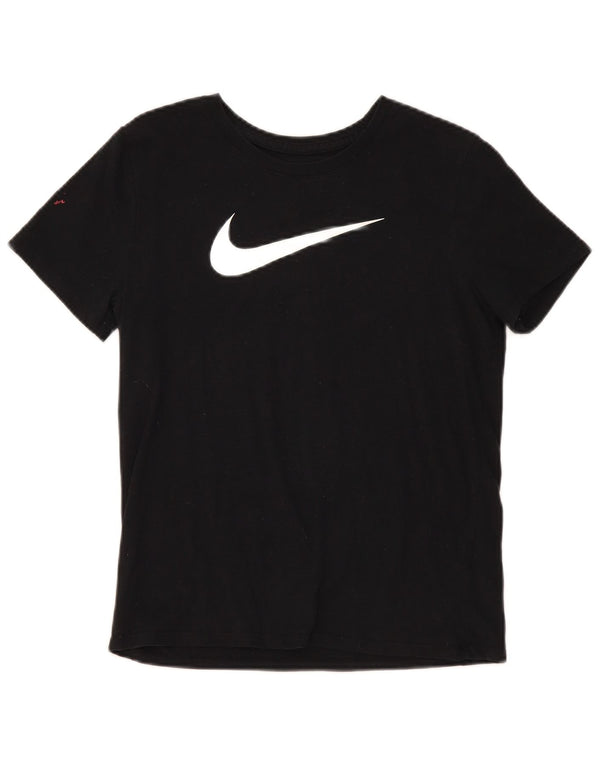 Γυναικείο T-Shirt Nike Dri Fit Top UK 10 Small Black