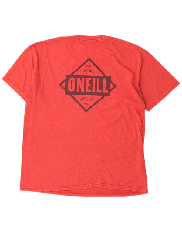 O'Neill Mens Graphic T-Shirt Top XL Red Cotton