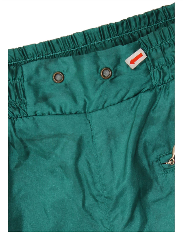 Vintage ανδρική φόρμα παντελόνι Joggers Large Green Polyamide