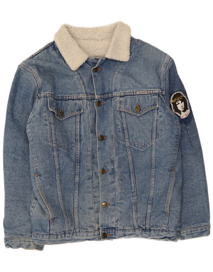 Ανδρικό τζιν μπουφάν Romano Sherpa UK 42 XL Blue Polyester