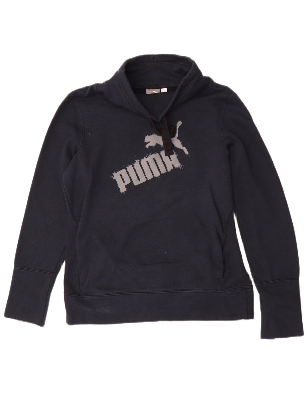 Γυναικείο γραφικό φούτερ PUMA Jumper UK 12 Medium Navy Blue