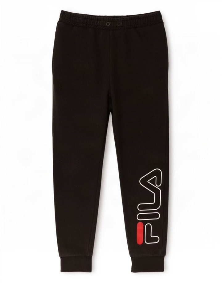 Ανδρική φόρμα γραφική Fila Παντελόνι Joggers Μεσαίο μαύρο βαμβακερό