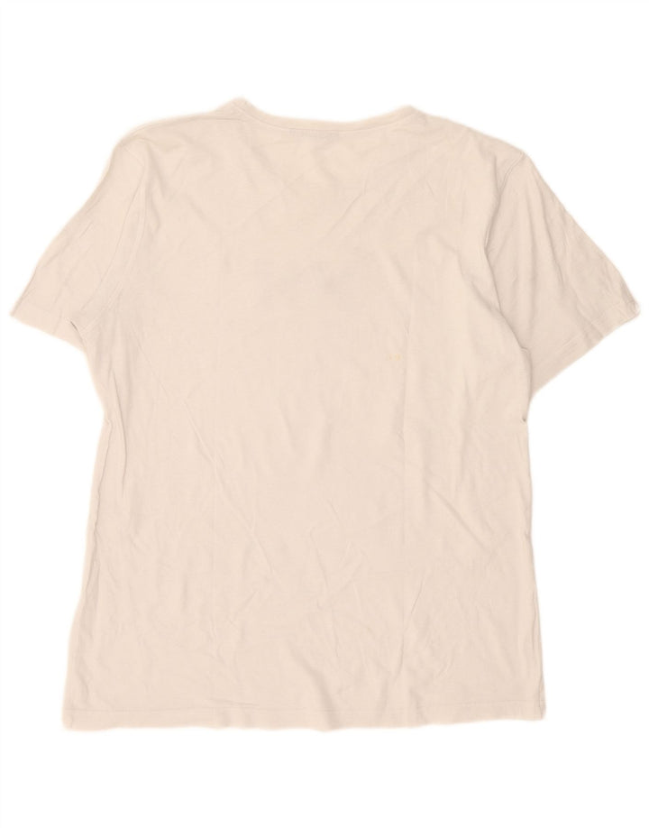 Ανδρικό γραφικό μπλουζάκι Helly Hansen Top μεγάλο λευκό