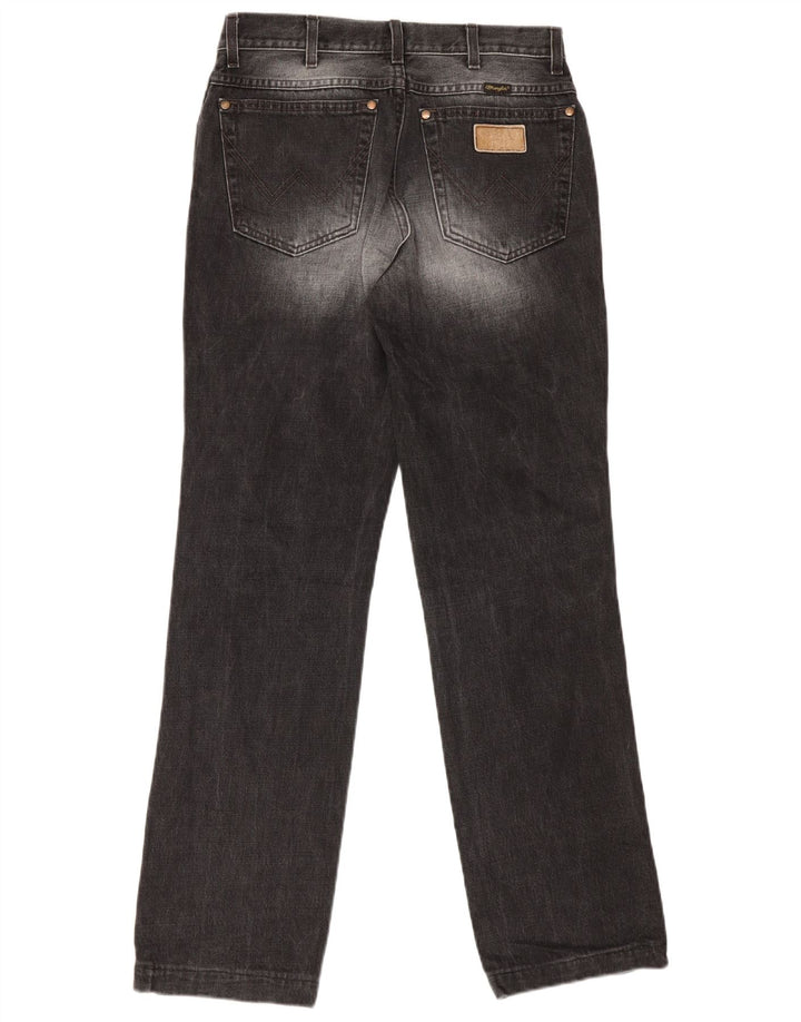 Ανδρικό τζιν Wrangler ίσιο W32 L32 Μαύρο