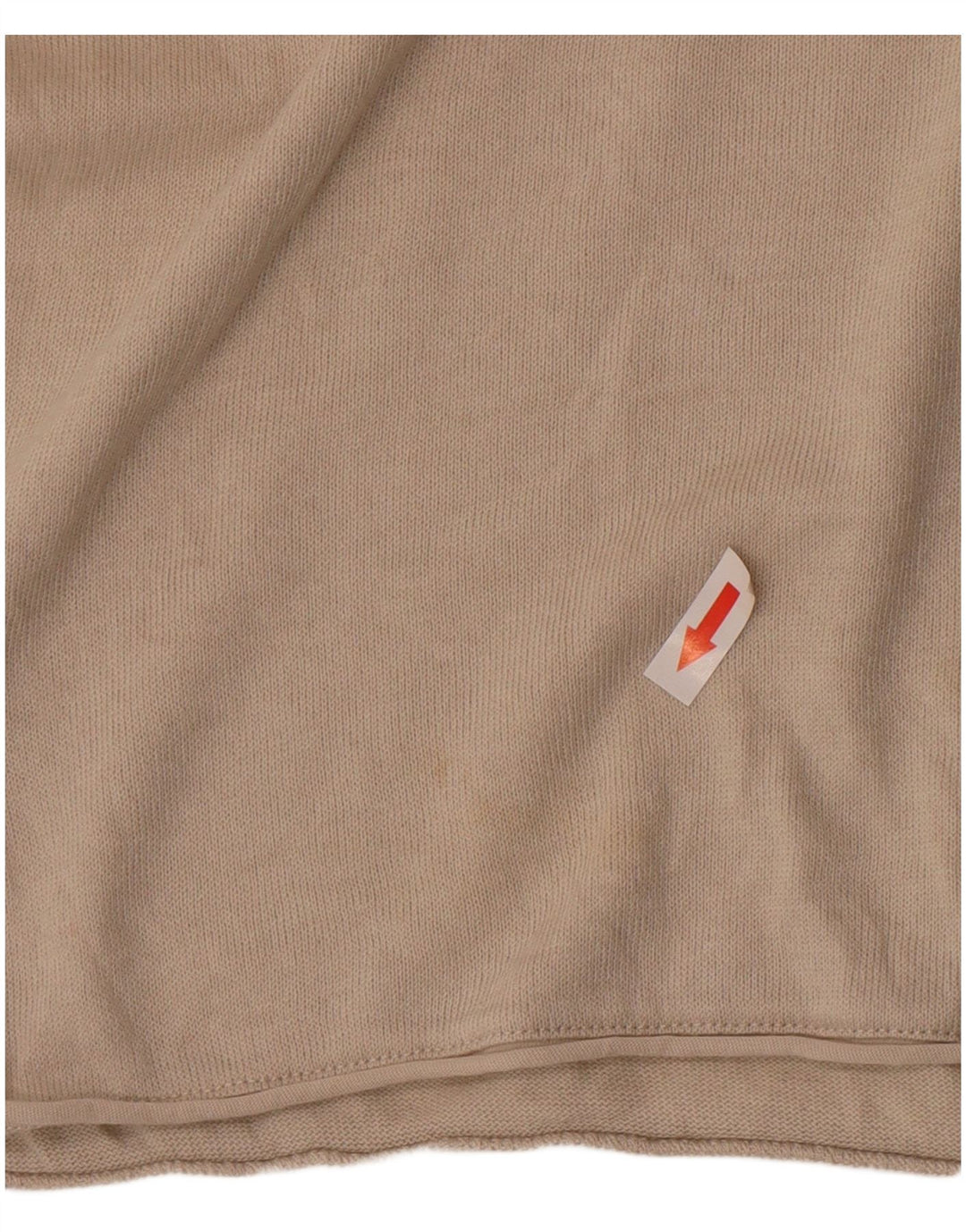 Ανδρικό T-Shirt Zara Top Large Beige Βαμβακερό