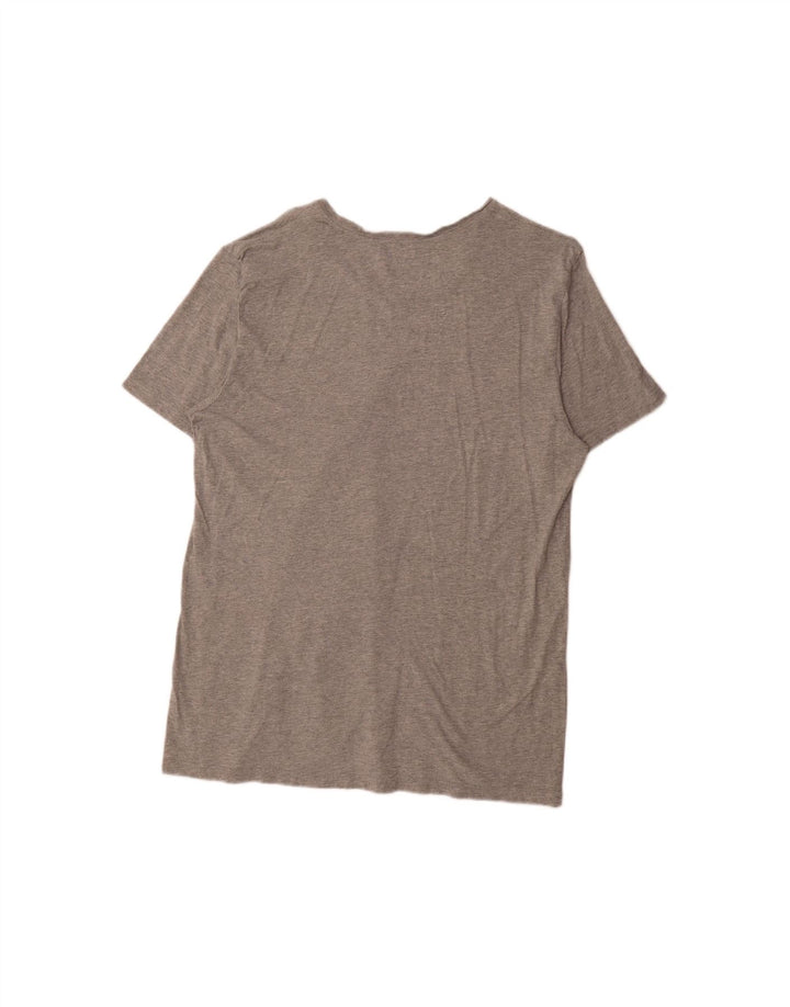 TOMMY HILFIGER Mens T-Shirt Top Large Grey Cotton Vintage Tommy Hilfiger and Second-Hand Tommy Hilfiger from Messina Hembry 